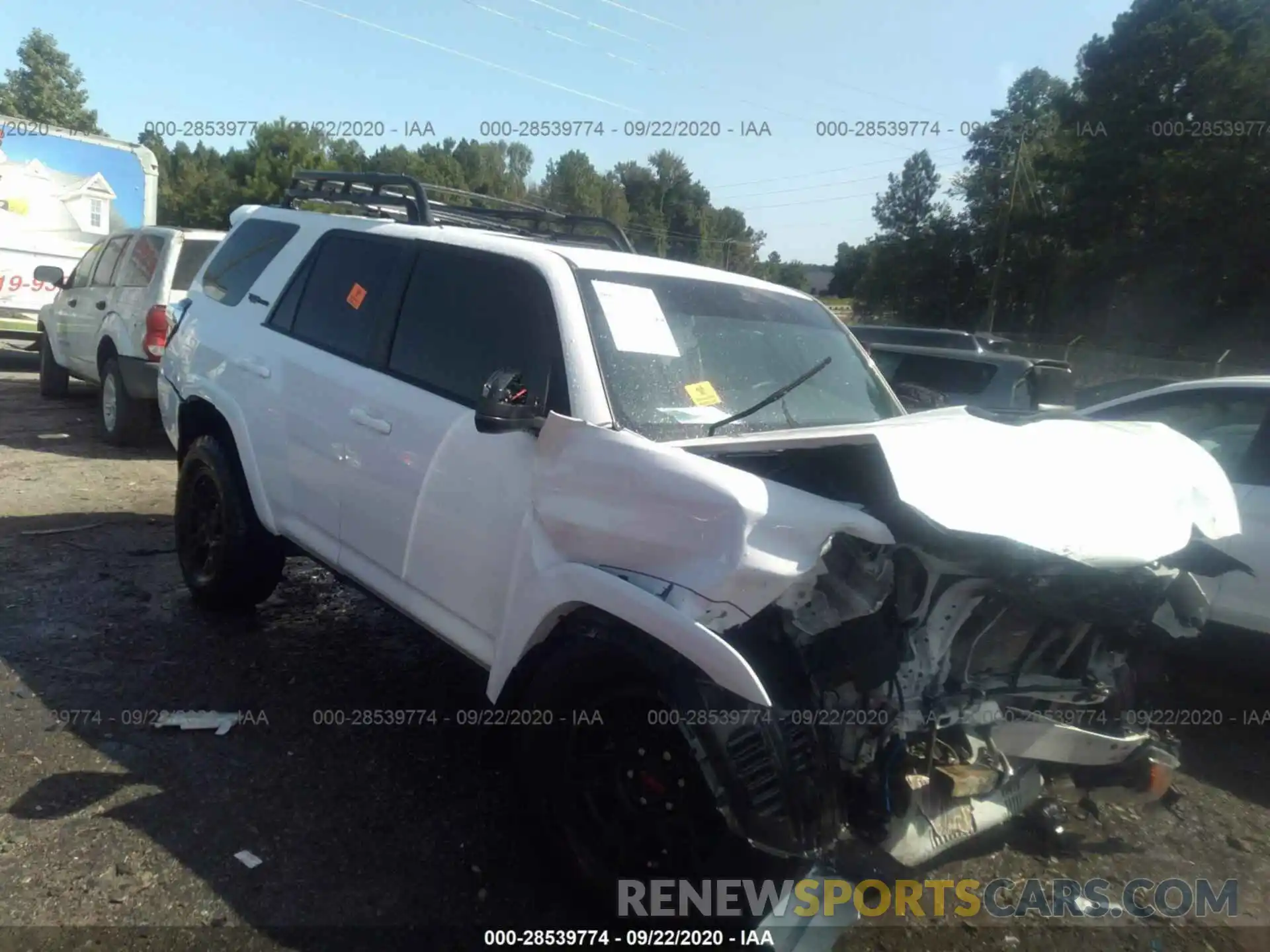 1 Photograph of a damaged car JTEBU5JR1K5712705 TOYOTA 4RUNNER 2019