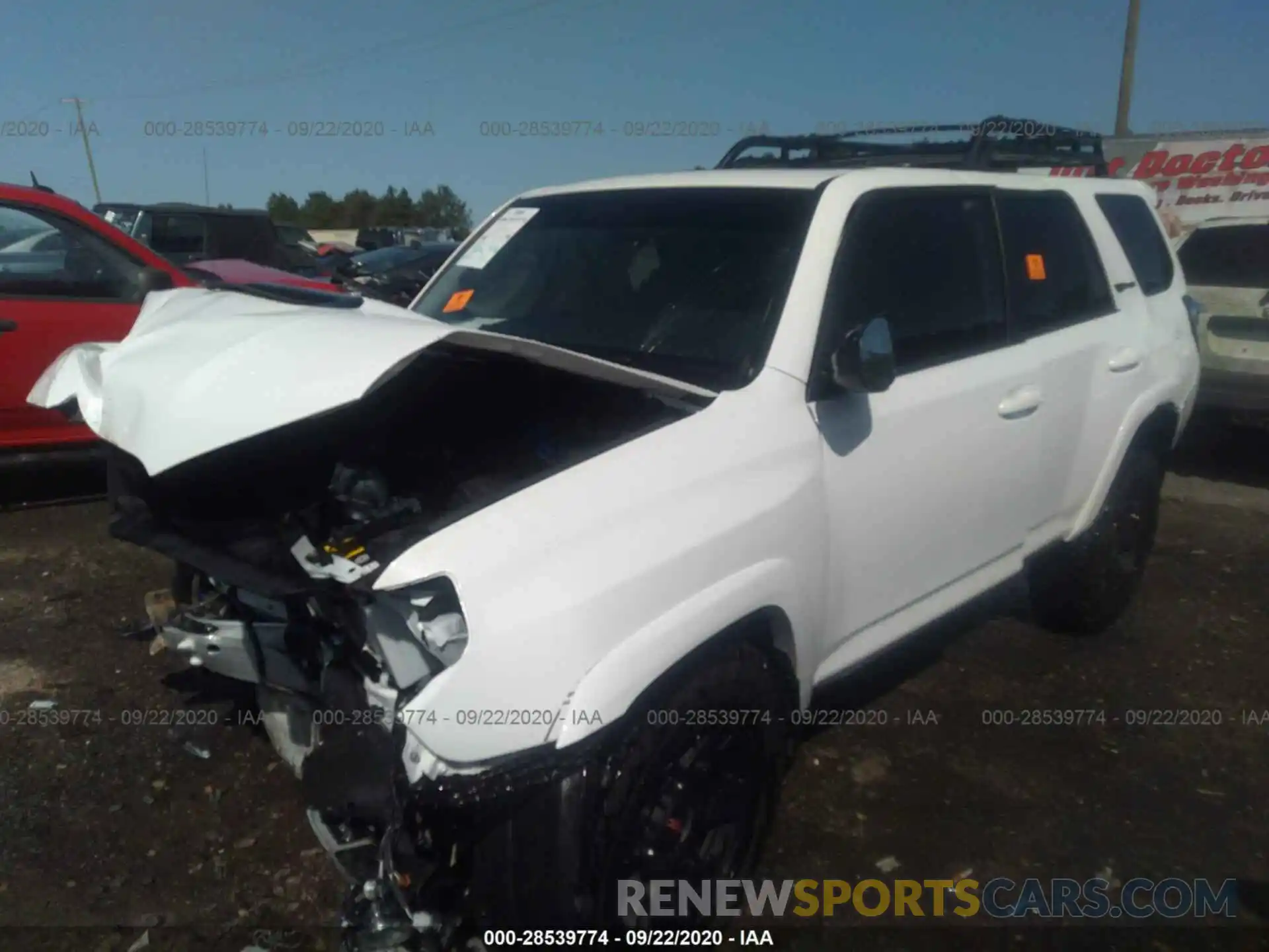 2 Photograph of a damaged car JTEBU5JR1K5712705 TOYOTA 4RUNNER 2019