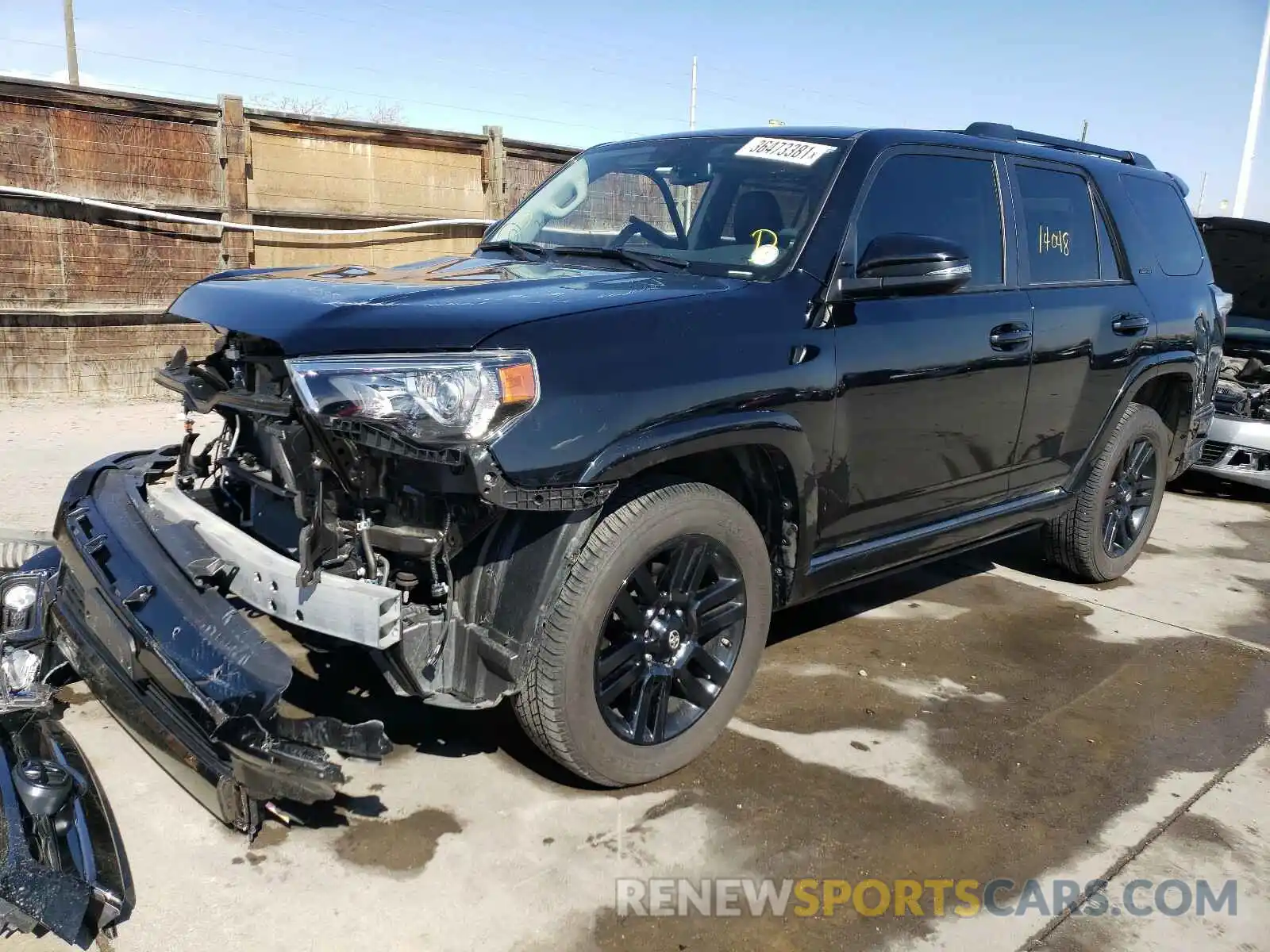 2 Photograph of a damaged car JTEBU5JR1K5719282 TOYOTA 4RUNNER 2019