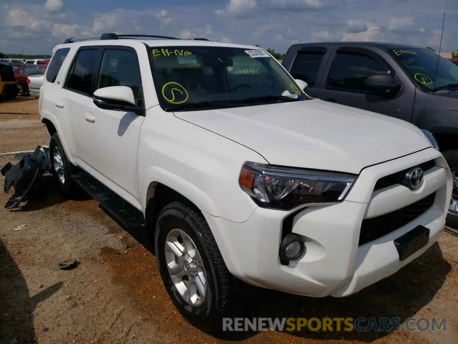 1 Фотография поврежденного автомобиля JTEBU5JR1K5724899 TOYOTA 4RUNNER 2019