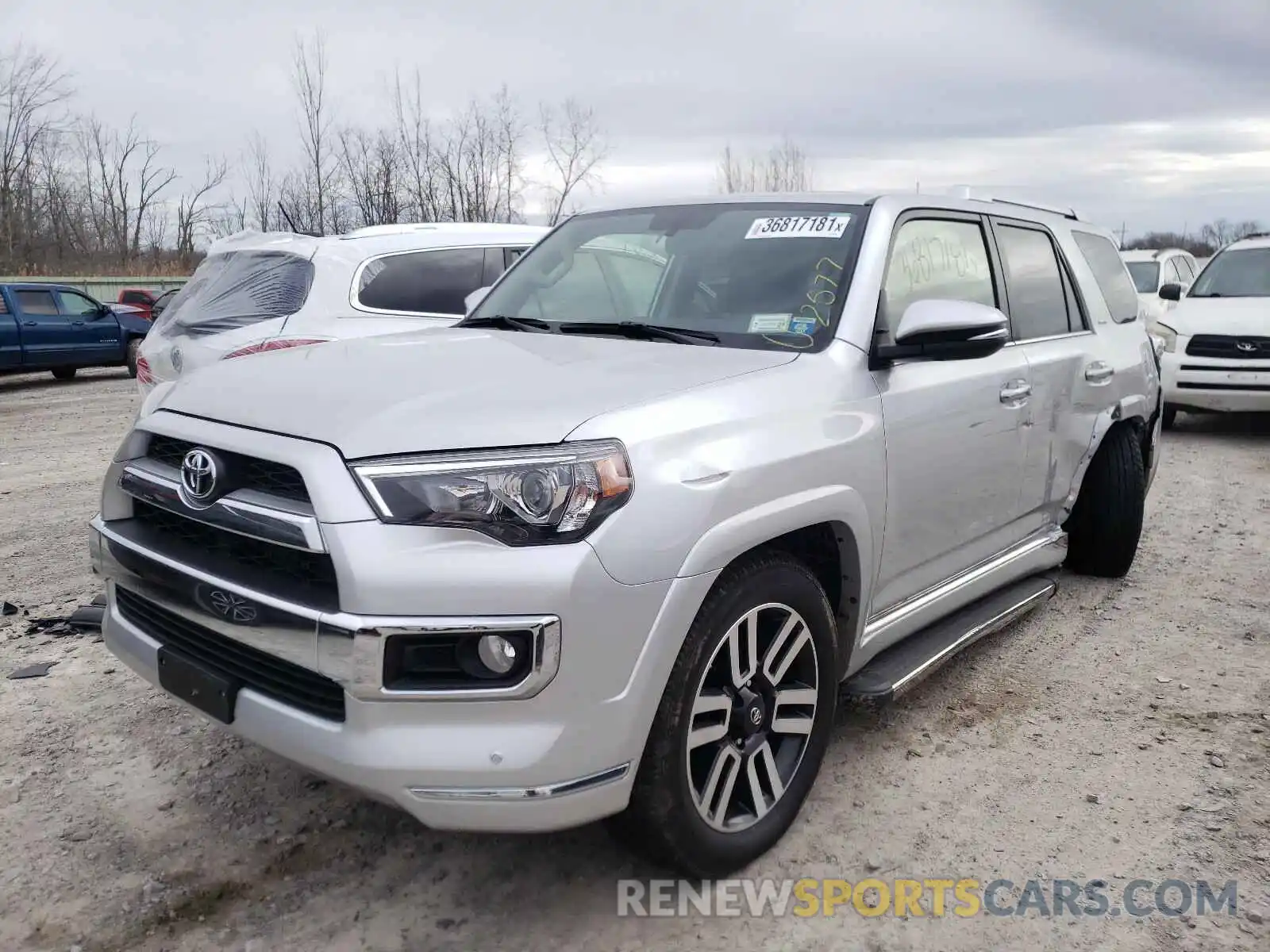 2 Photograph of a damaged car JTEBU5JR1K5732744 TOYOTA 4RUNNER 2019