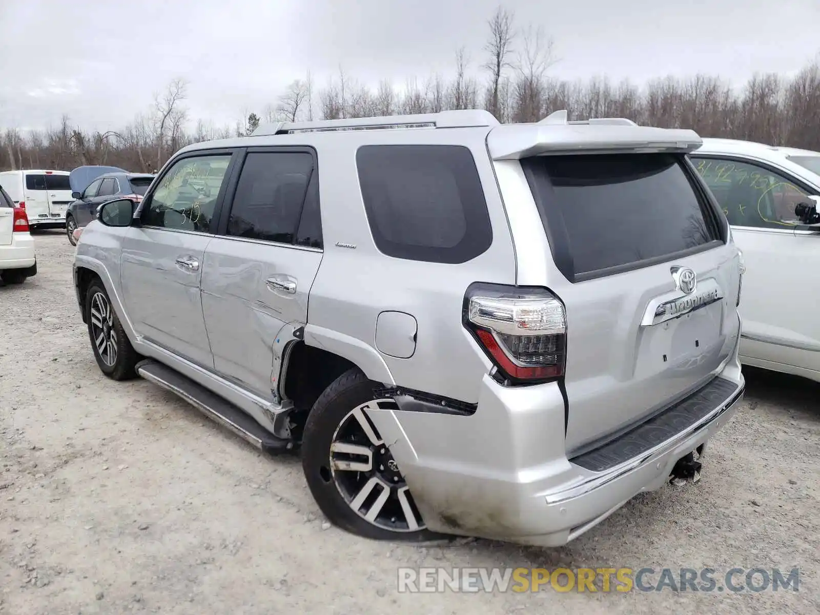 3 Фотография поврежденного автомобиля JTEBU5JR1K5732744 TOYOTA 4RUNNER 2019