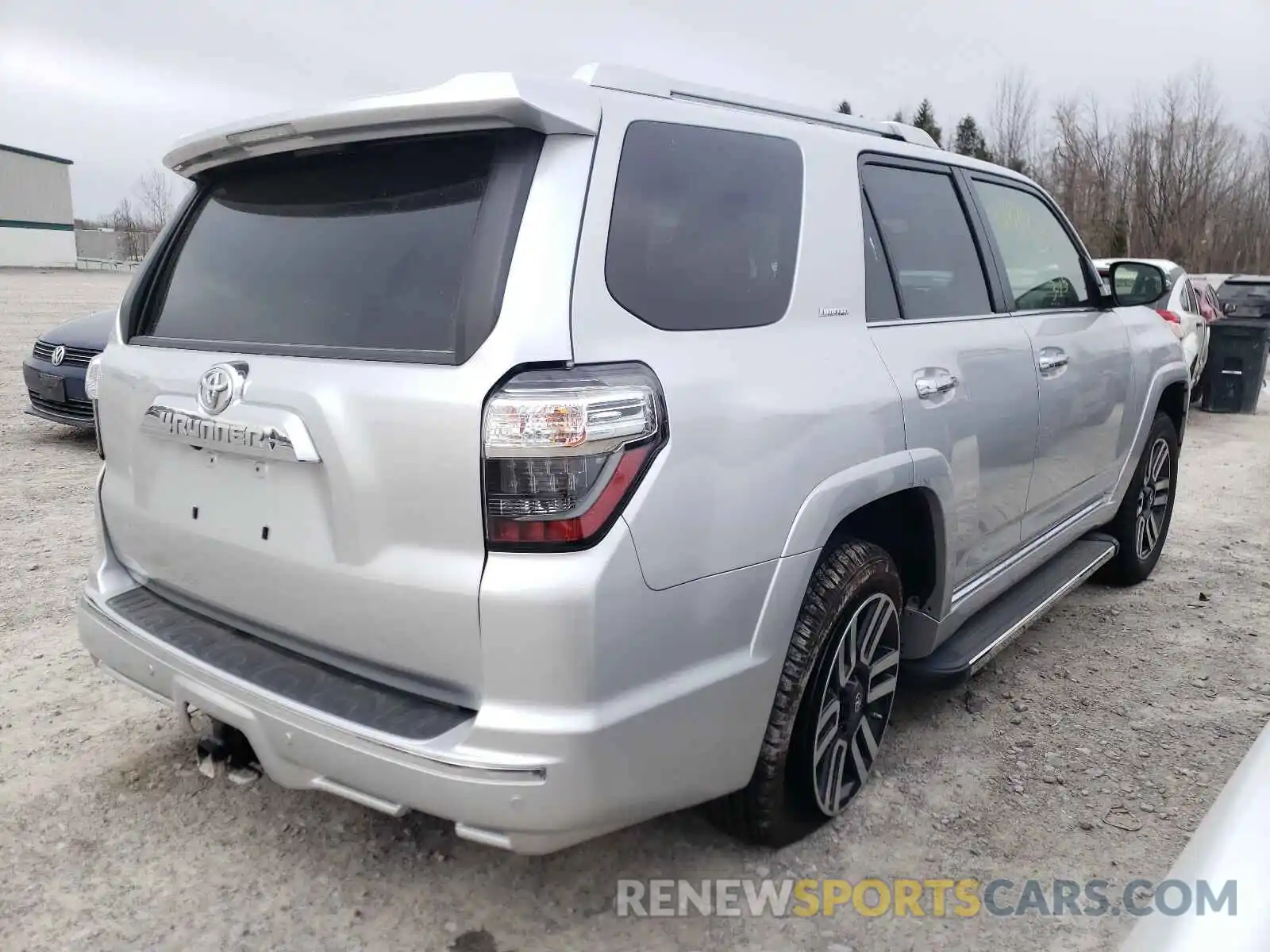 4 Фотография поврежденного автомобиля JTEBU5JR1K5732744 TOYOTA 4RUNNER 2019