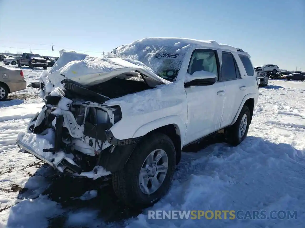 2 Photograph of a damaged car JTEBU5JR1K5733361 TOYOTA 4RUNNER 2019