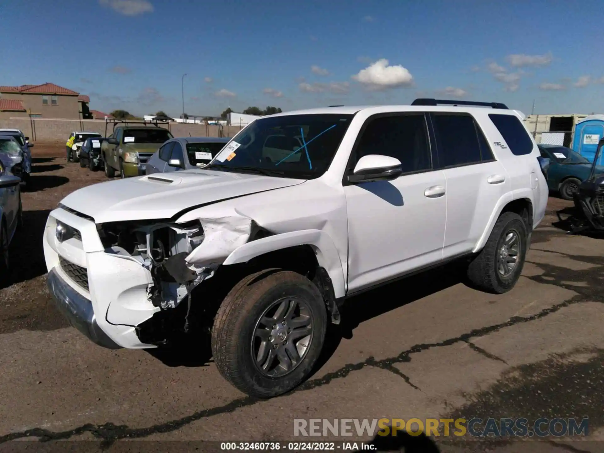 2 Photograph of a damaged car JTEBU5JR1K5734056 TOYOTA 4RUNNER 2019