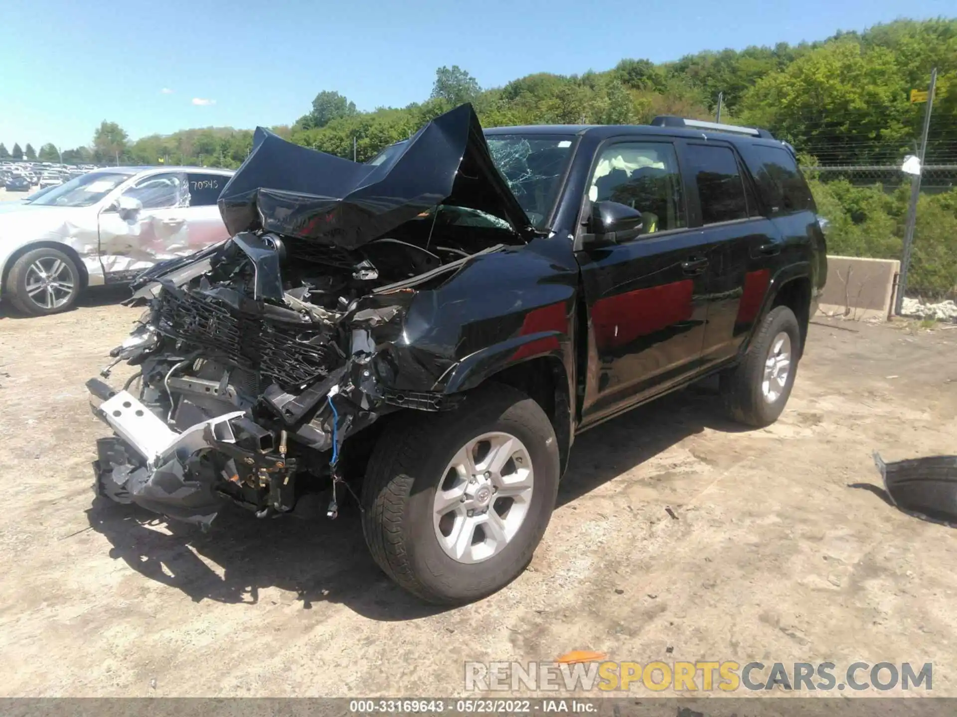 2 Photograph of a damaged car JTEBU5JR2K5612290 TOYOTA 4RUNNER 2019