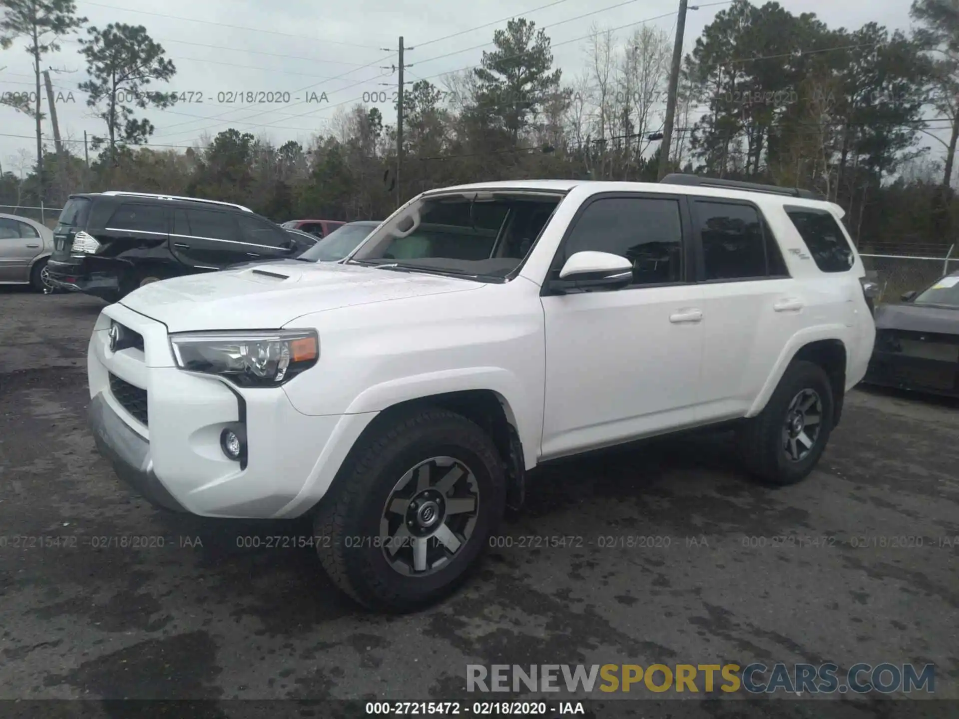 2 Photograph of a damaged car JTEBU5JR2K5614539 TOYOTA 4RUNNER 2019