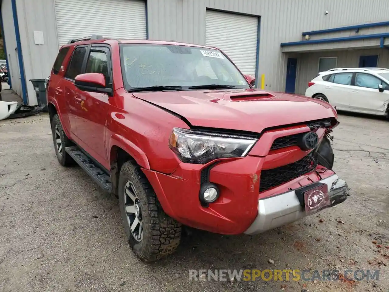 1 Photograph of a damaged car JTEBU5JR2K5614850 TOYOTA 4RUNNER 2019