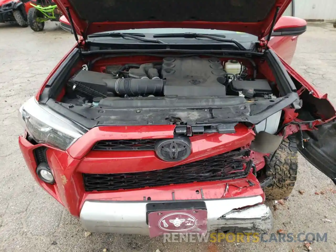 7 Photograph of a damaged car JTEBU5JR2K5614850 TOYOTA 4RUNNER 2019