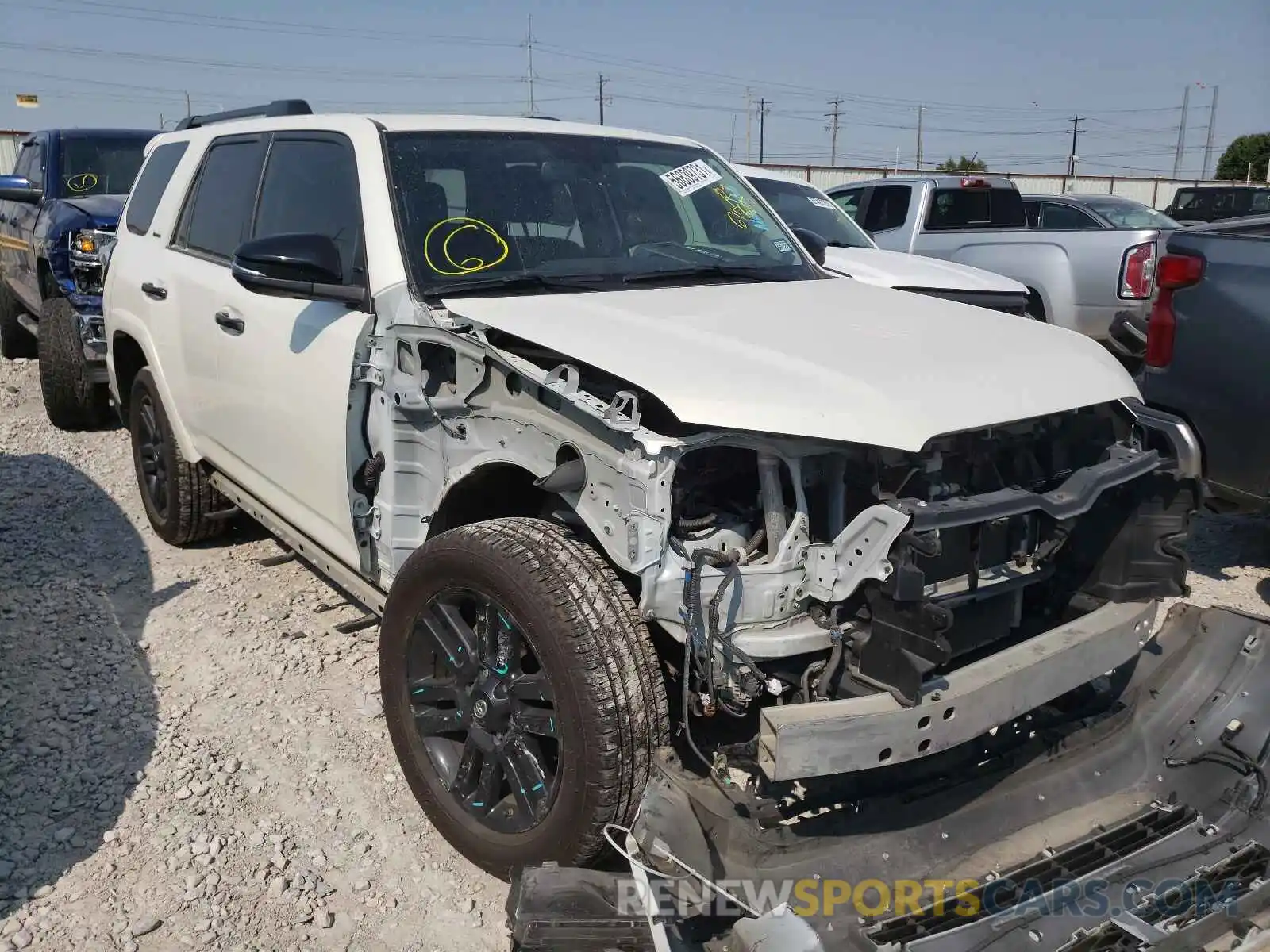 1 Photograph of a damaged car JTEBU5JR2K5617683 TOYOTA 4RUNNER 2019