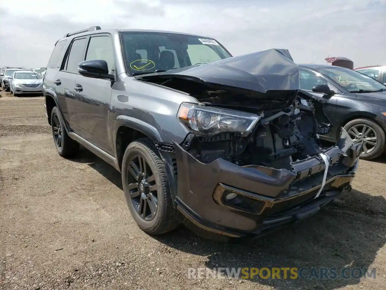 1 Photograph of a damaged car JTEBU5JR2K5619207 TOYOTA 4RUNNER 2019