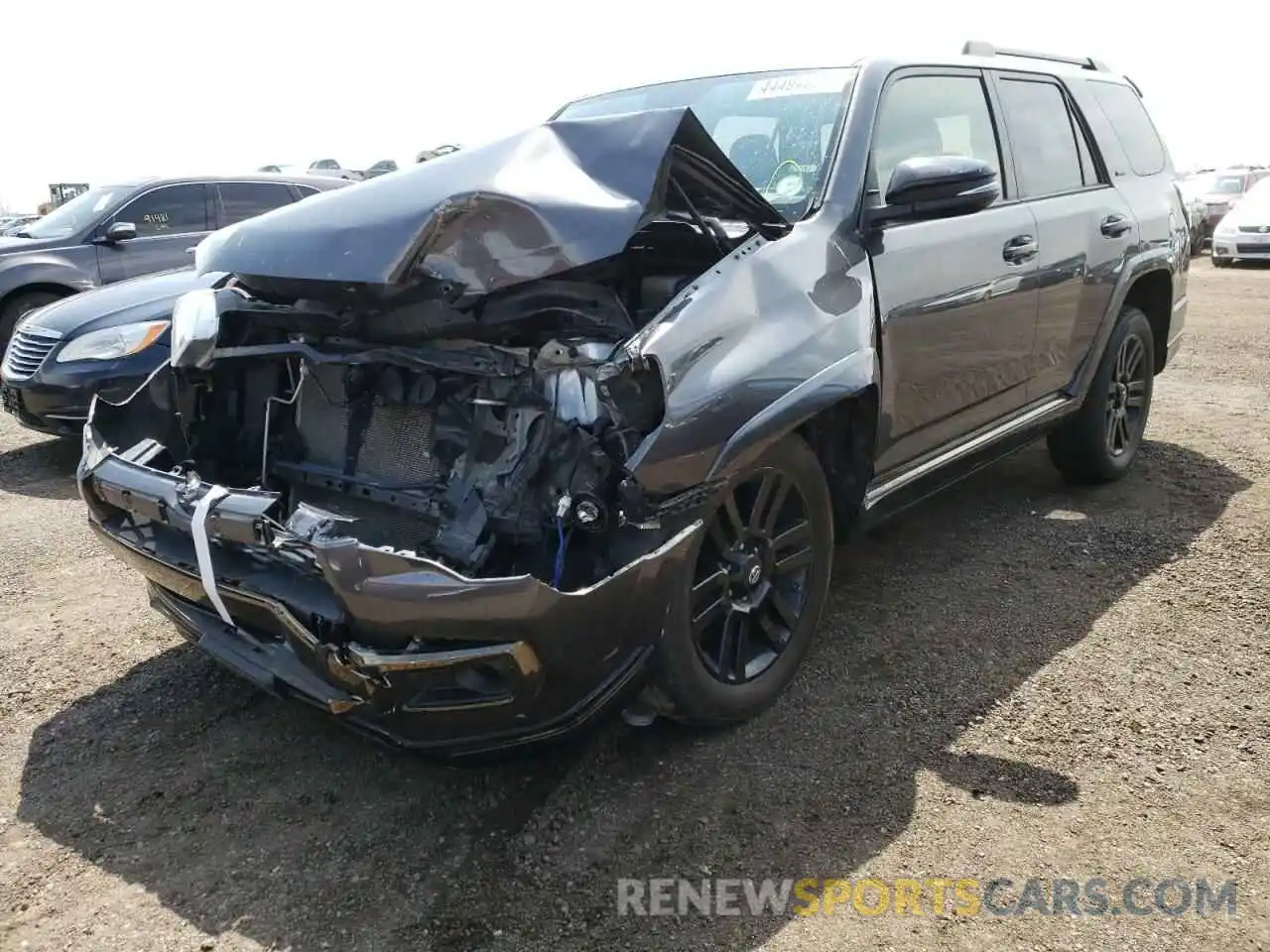 2 Photograph of a damaged car JTEBU5JR2K5619207 TOYOTA 4RUNNER 2019