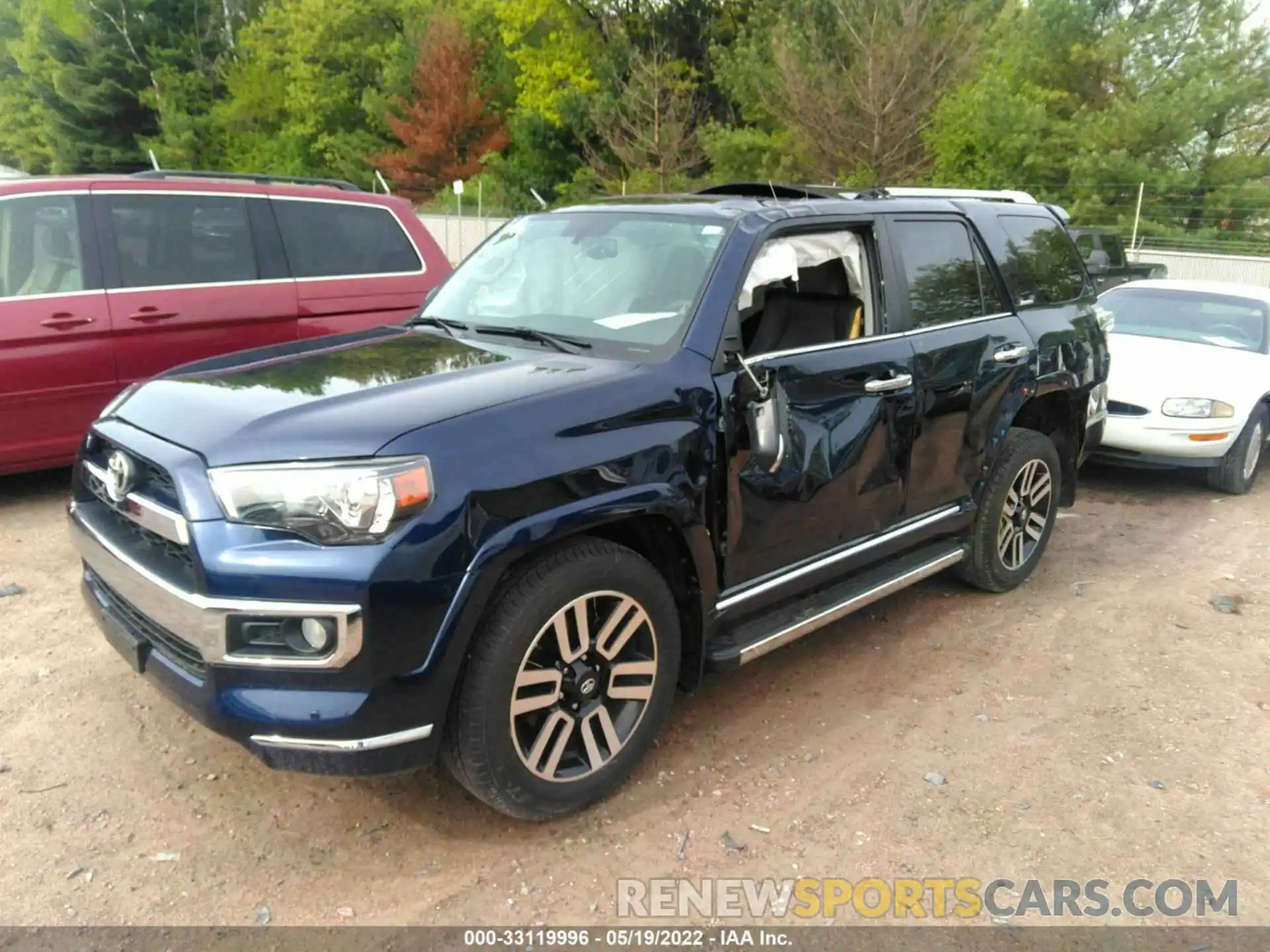 2 Фотография поврежденного автомобиля JTEBU5JR2K5620941 TOYOTA 4RUNNER 2019