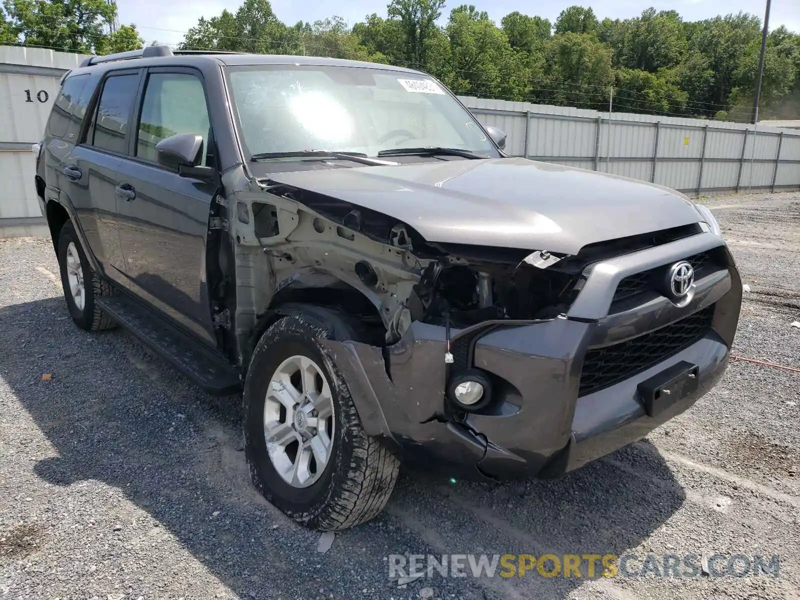 1 Photograph of a damaged car JTEBU5JR2K5622088 TOYOTA 4RUNNER 2019