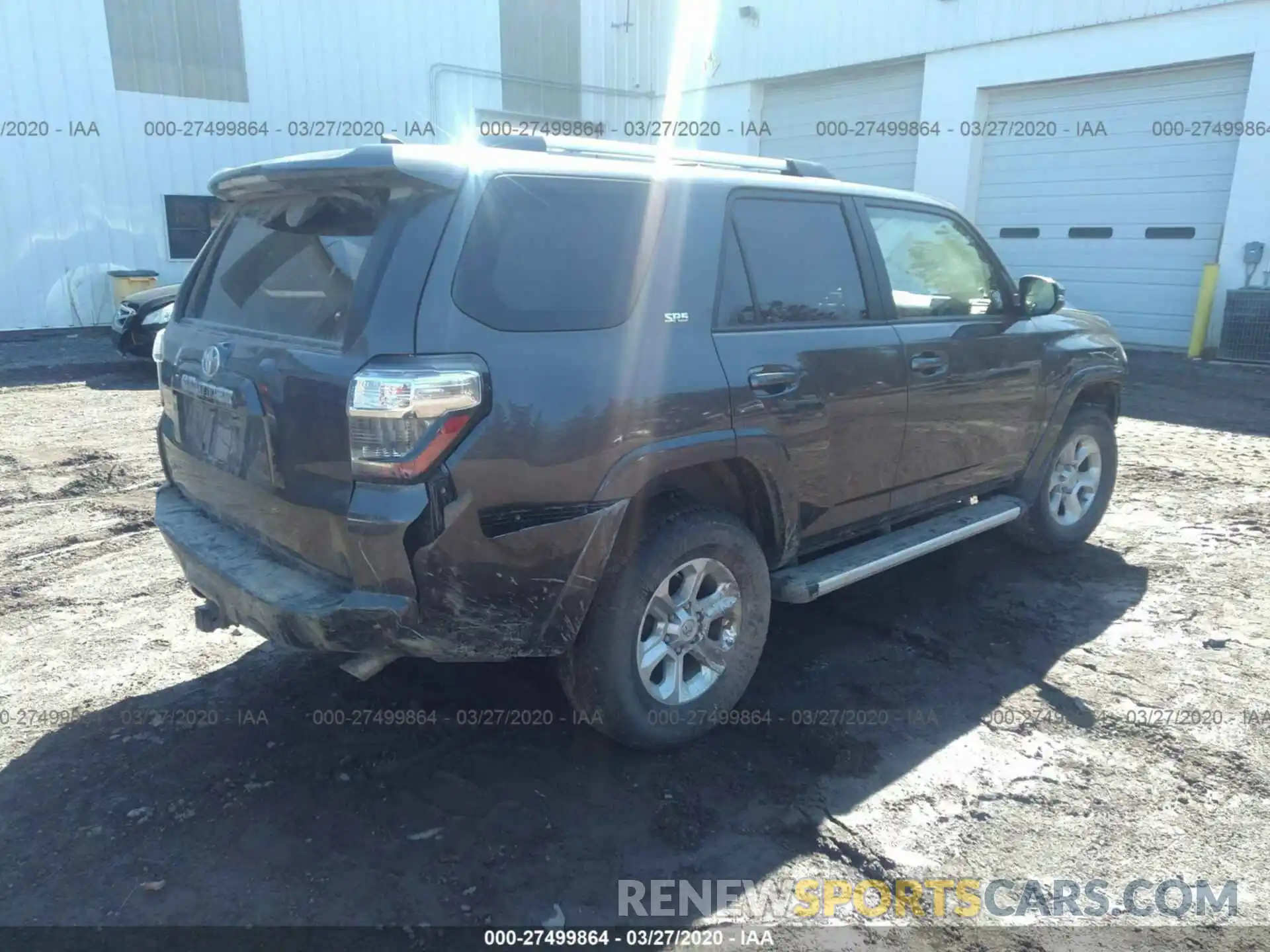 4 Photograph of a damaged car JTEBU5JR2K5622513 TOYOTA 4RUNNER 2019