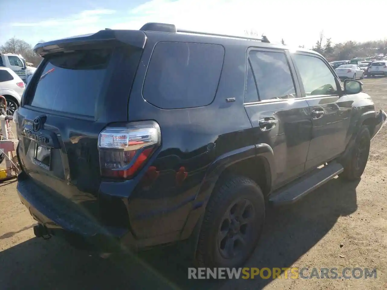 4 Фотография поврежденного автомобиля JTEBU5JR2K5627291 TOYOTA 4RUNNER 2019