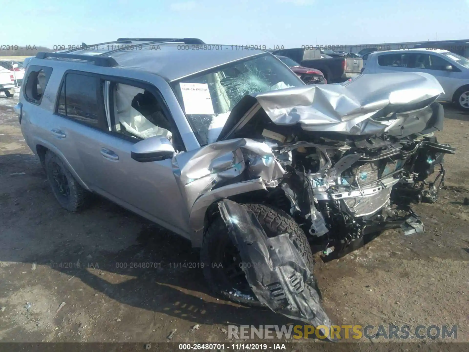 1 Photograph of a damaged car JTEBU5JR2K5630398 TOYOTA 4RUNNER 2019