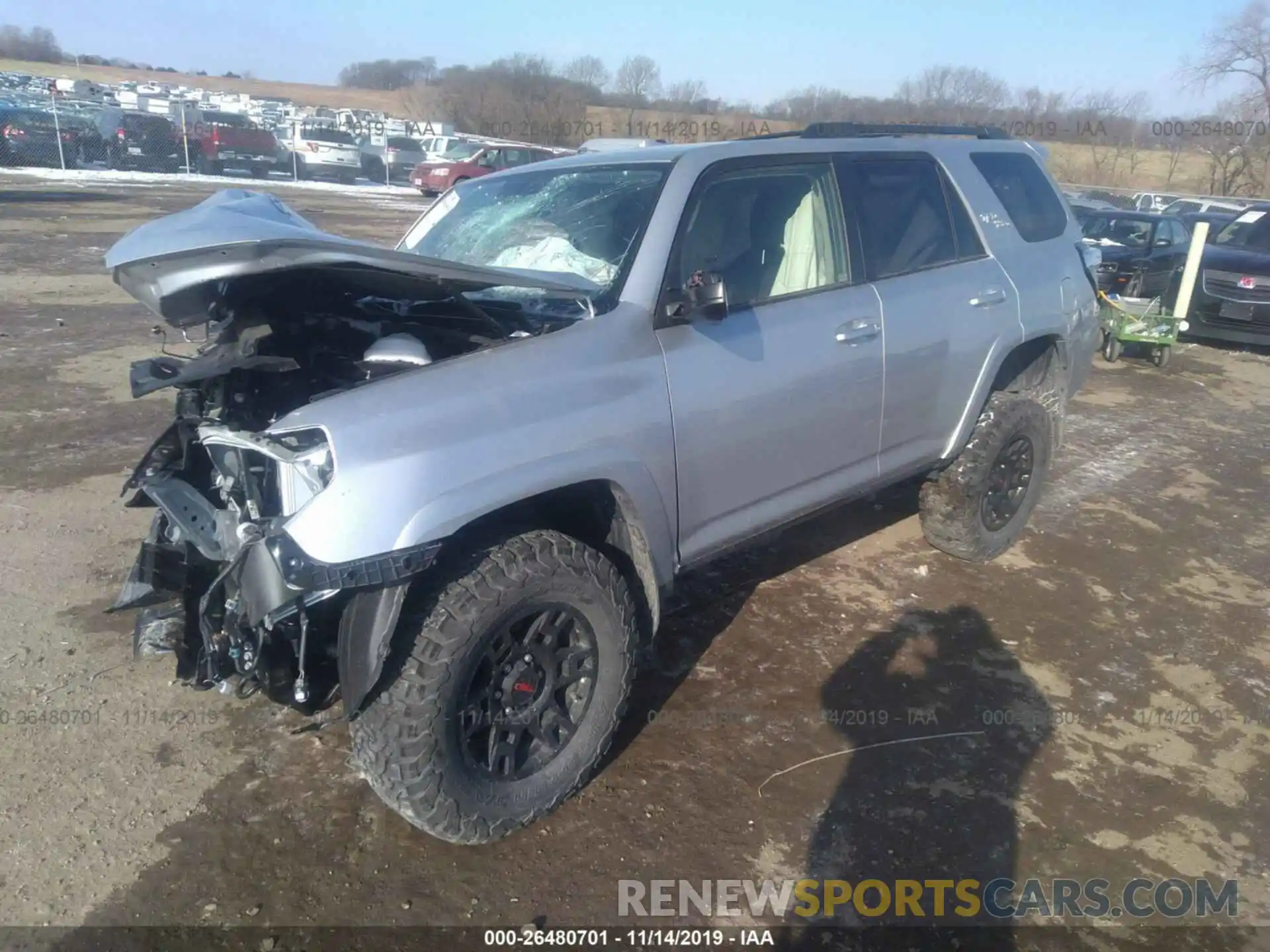 2 Photograph of a damaged car JTEBU5JR2K5630398 TOYOTA 4RUNNER 2019