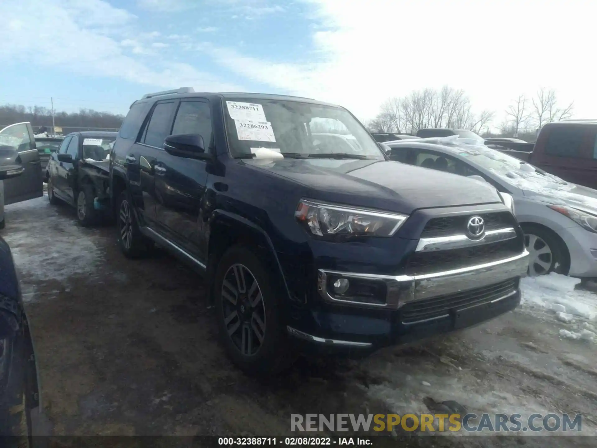 1 Photograph of a damaged car JTEBU5JR2K5631874 TOYOTA 4RUNNER 2019