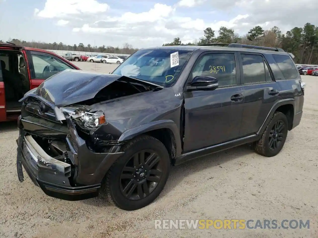 2 Photograph of a damaged car JTEBU5JR2K5632054 TOYOTA 4RUNNER 2019