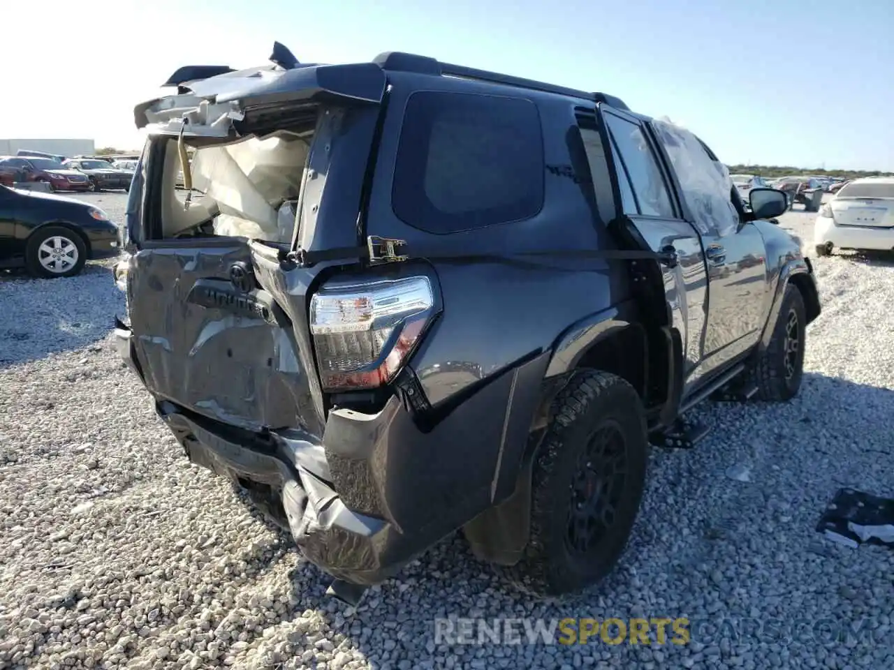 4 Фотография поврежденного автомобиля JTEBU5JR2K5634158 TOYOTA 4RUNNER 2019