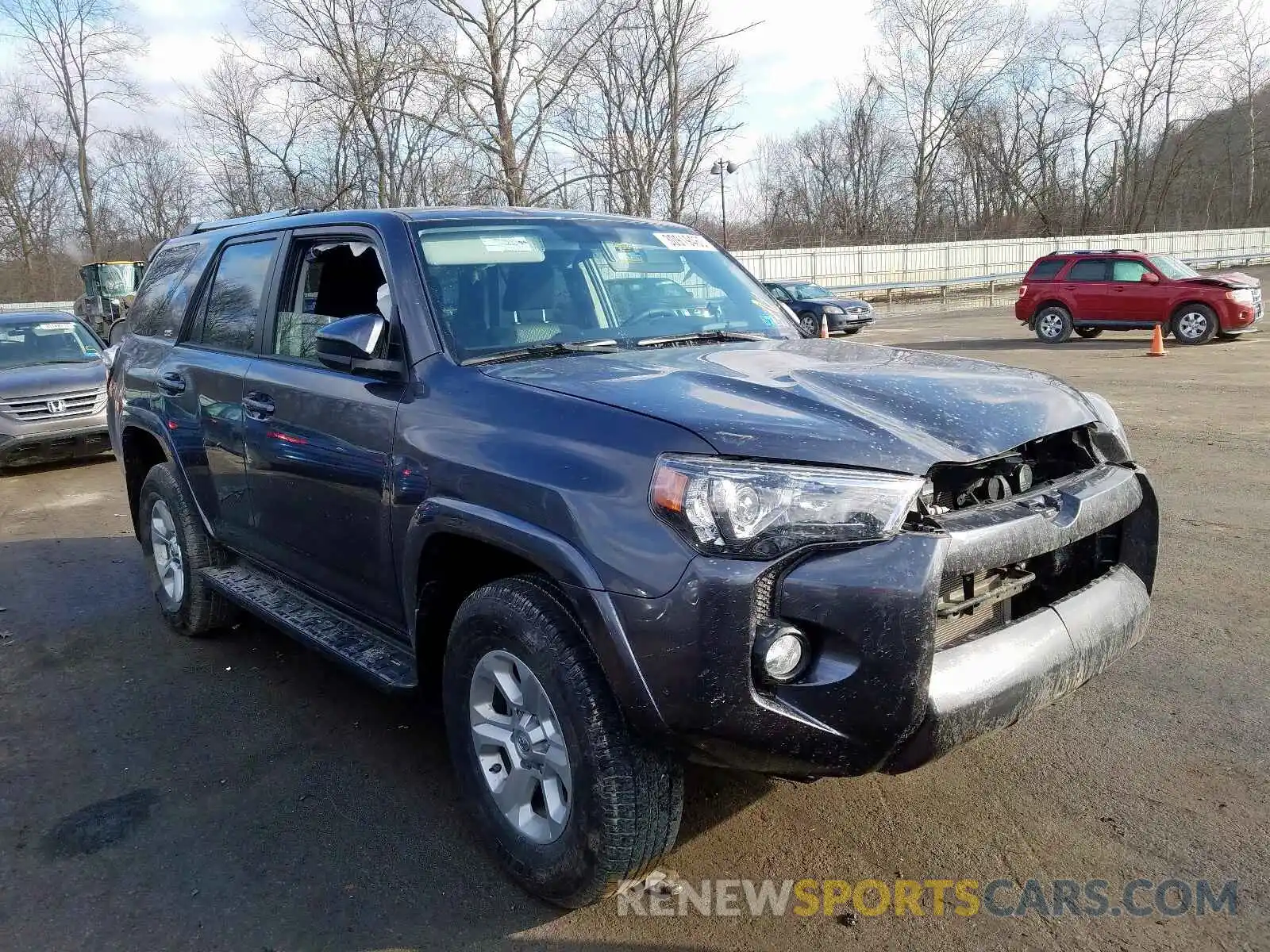 1 Photograph of a damaged car JTEBU5JR2K5636363 TOYOTA 4RUNNER 2019