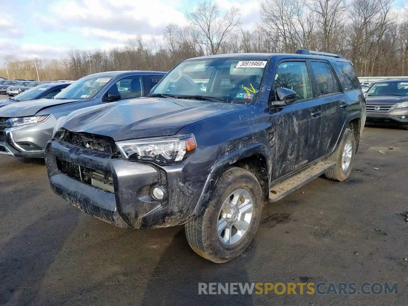 2 Photograph of a damaged car JTEBU5JR2K5636363 TOYOTA 4RUNNER 2019