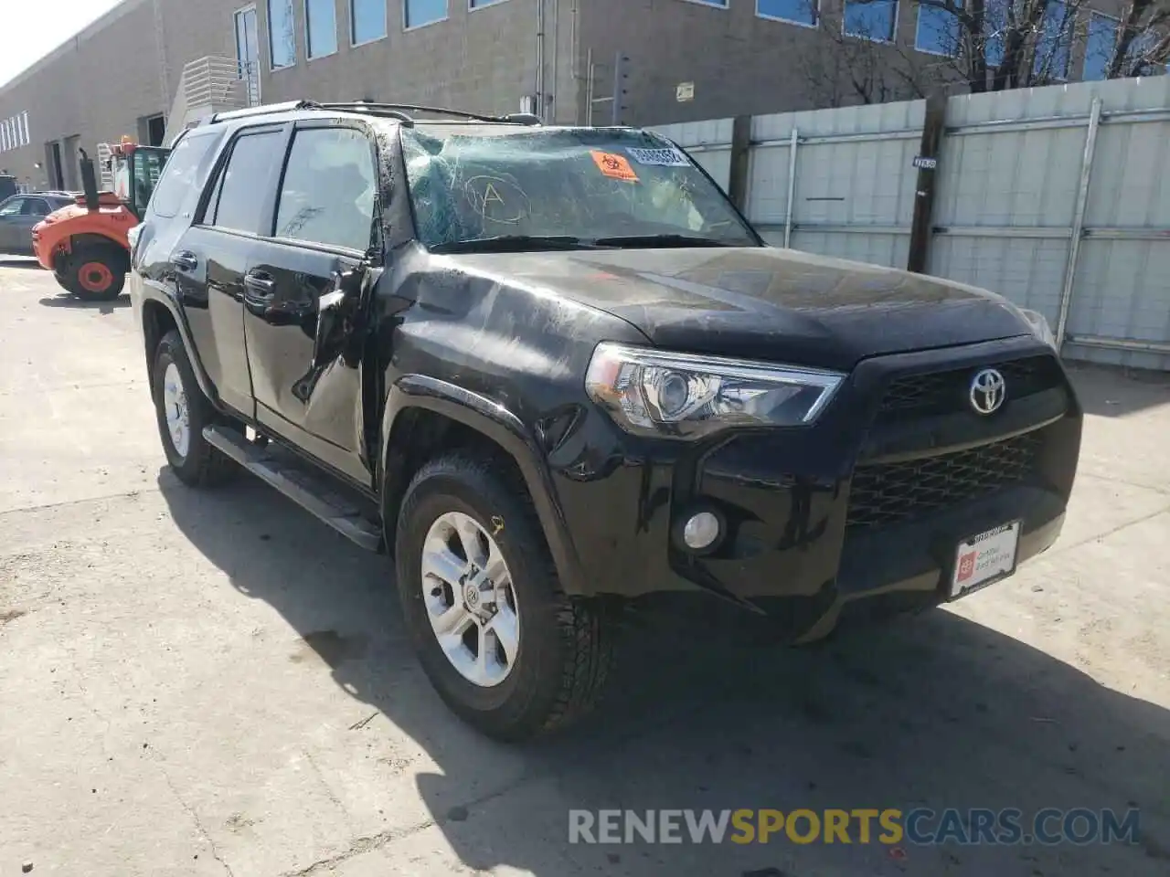 1 Photograph of a damaged car JTEBU5JR2K5637786 TOYOTA 4RUNNER 2019