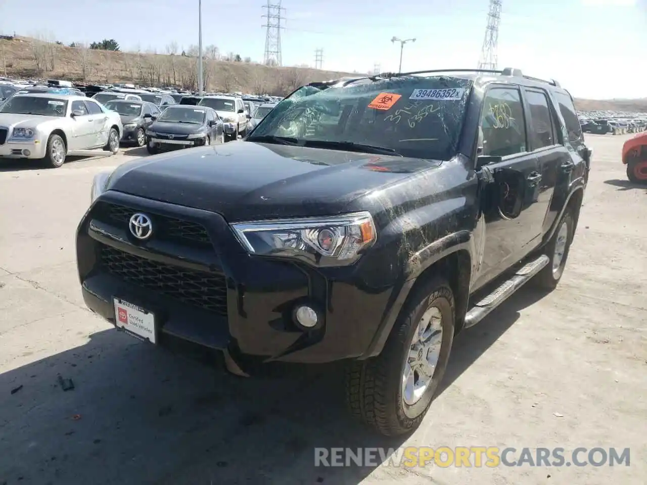 2 Фотография поврежденного автомобиля JTEBU5JR2K5637786 TOYOTA 4RUNNER 2019