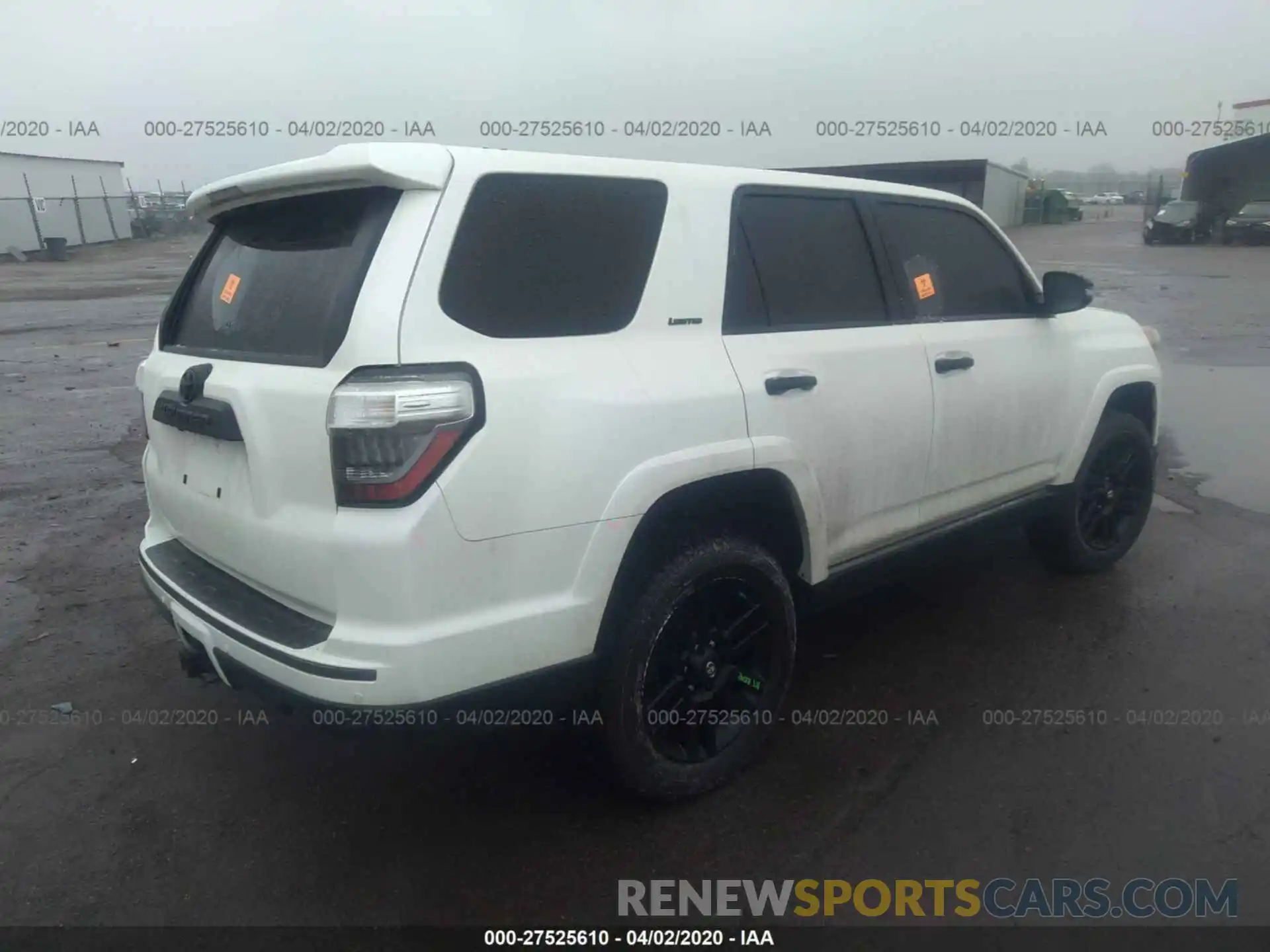 4 Photograph of a damaged car JTEBU5JR2K5638078 TOYOTA 4RUNNER 2019