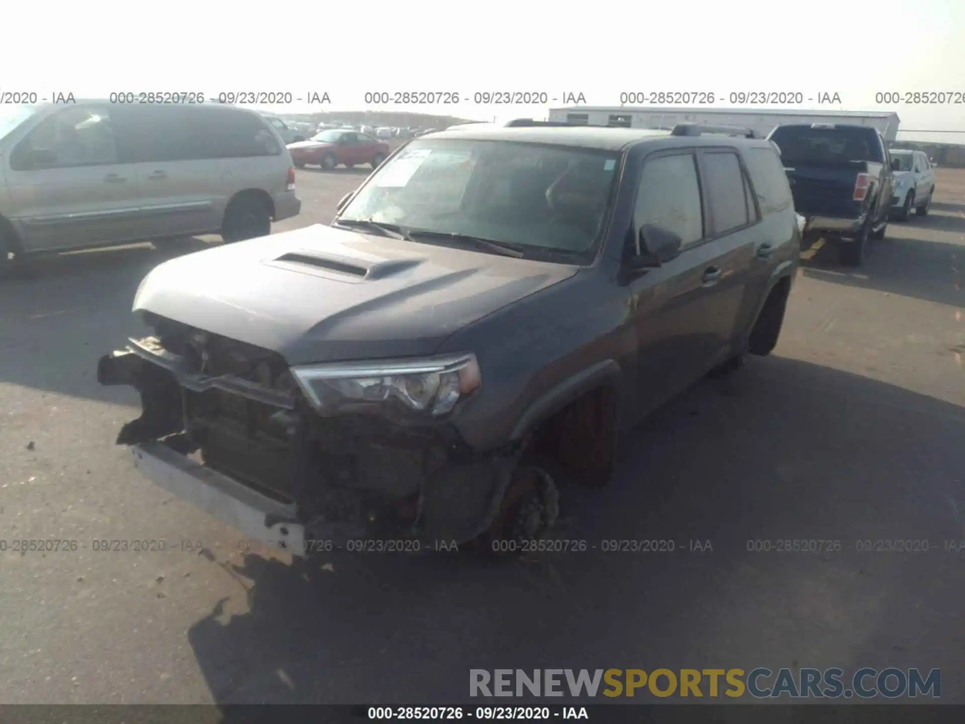 2 Photograph of a damaged car JTEBU5JR2K5646052 TOYOTA 4RUNNER 2019