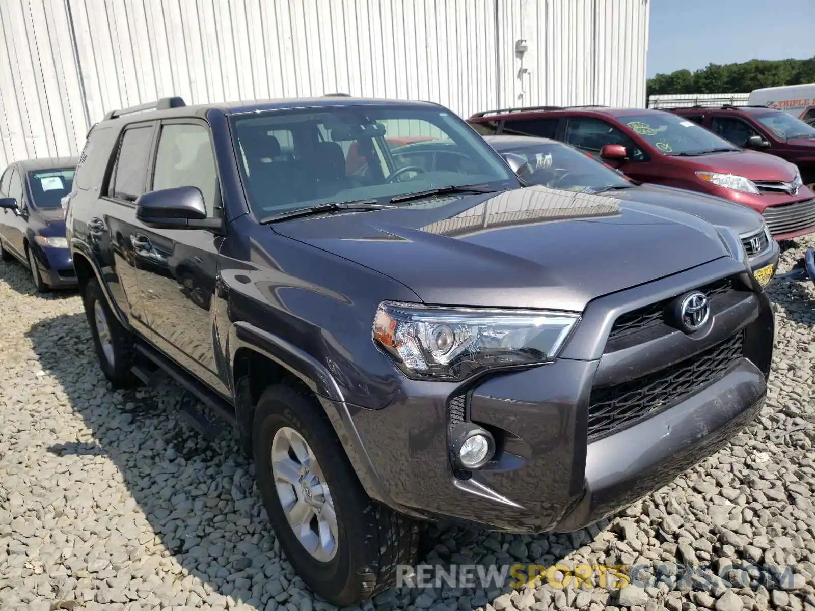 1 Photograph of a damaged car JTEBU5JR2K5646925 TOYOTA 4RUNNER 2019