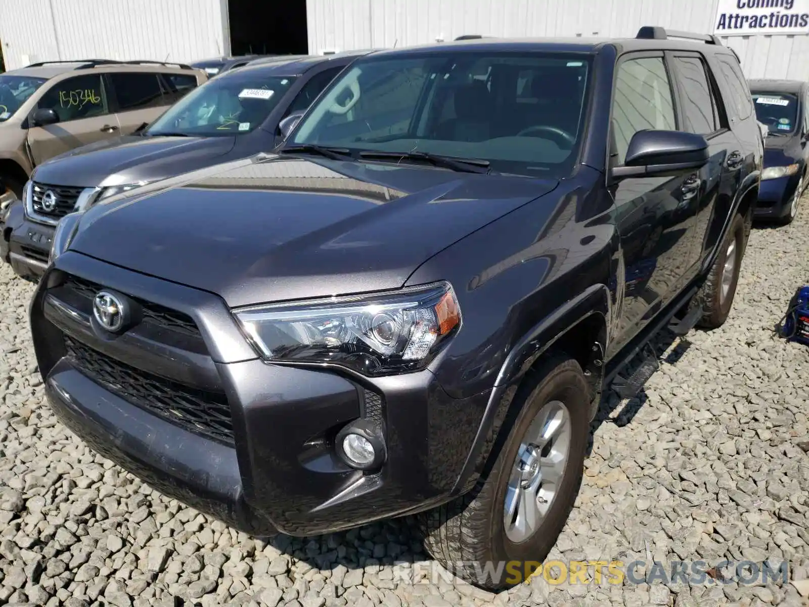 2 Photograph of a damaged car JTEBU5JR2K5646925 TOYOTA 4RUNNER 2019