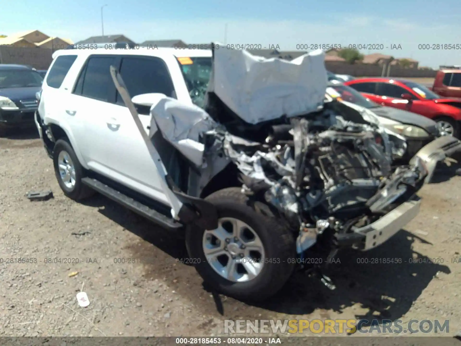 1 Photograph of a damaged car JTEBU5JR2K5648030 TOYOTA 4RUNNER 2019