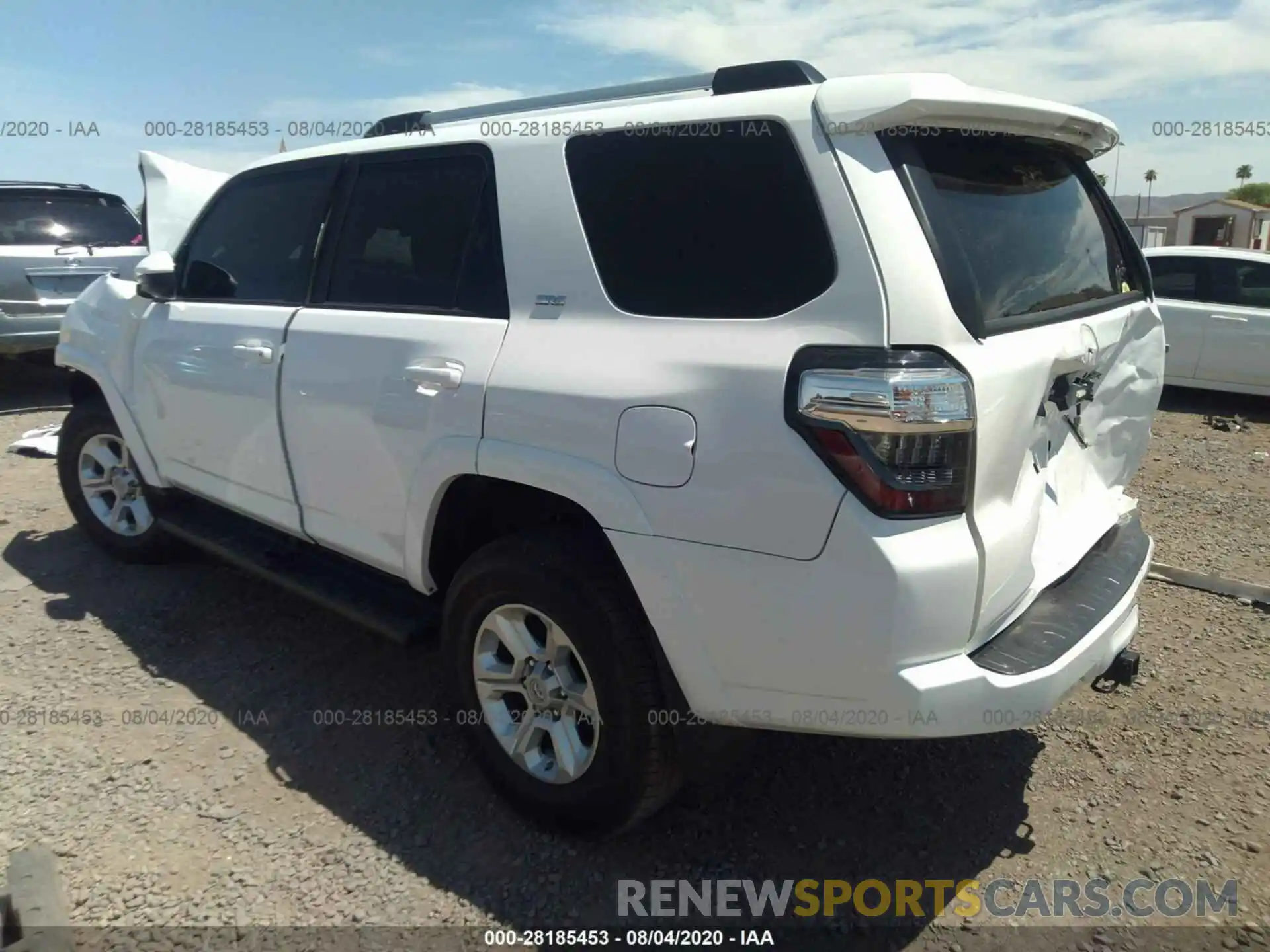 3 Photograph of a damaged car JTEBU5JR2K5648030 TOYOTA 4RUNNER 2019