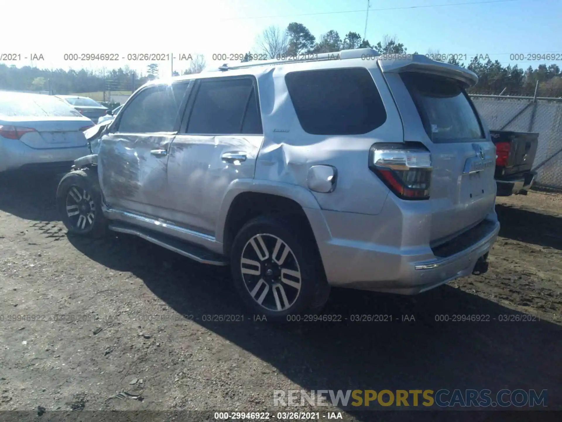 3 Photograph of a damaged car JTEBU5JR2K5650215 TOYOTA 4RUNNER 2019