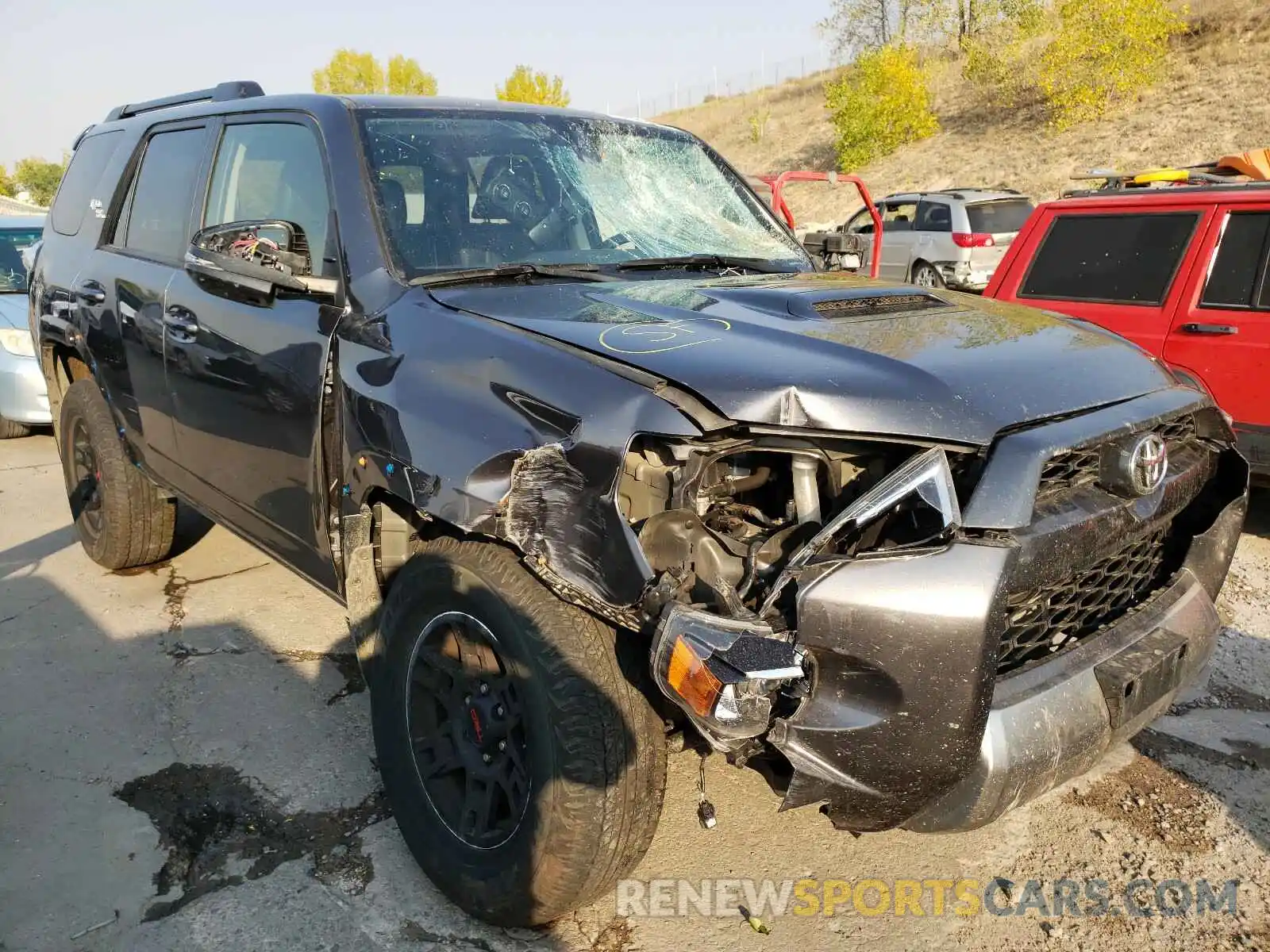 1 Photograph of a damaged car JTEBU5JR2K5651008 TOYOTA 4RUNNER 2019