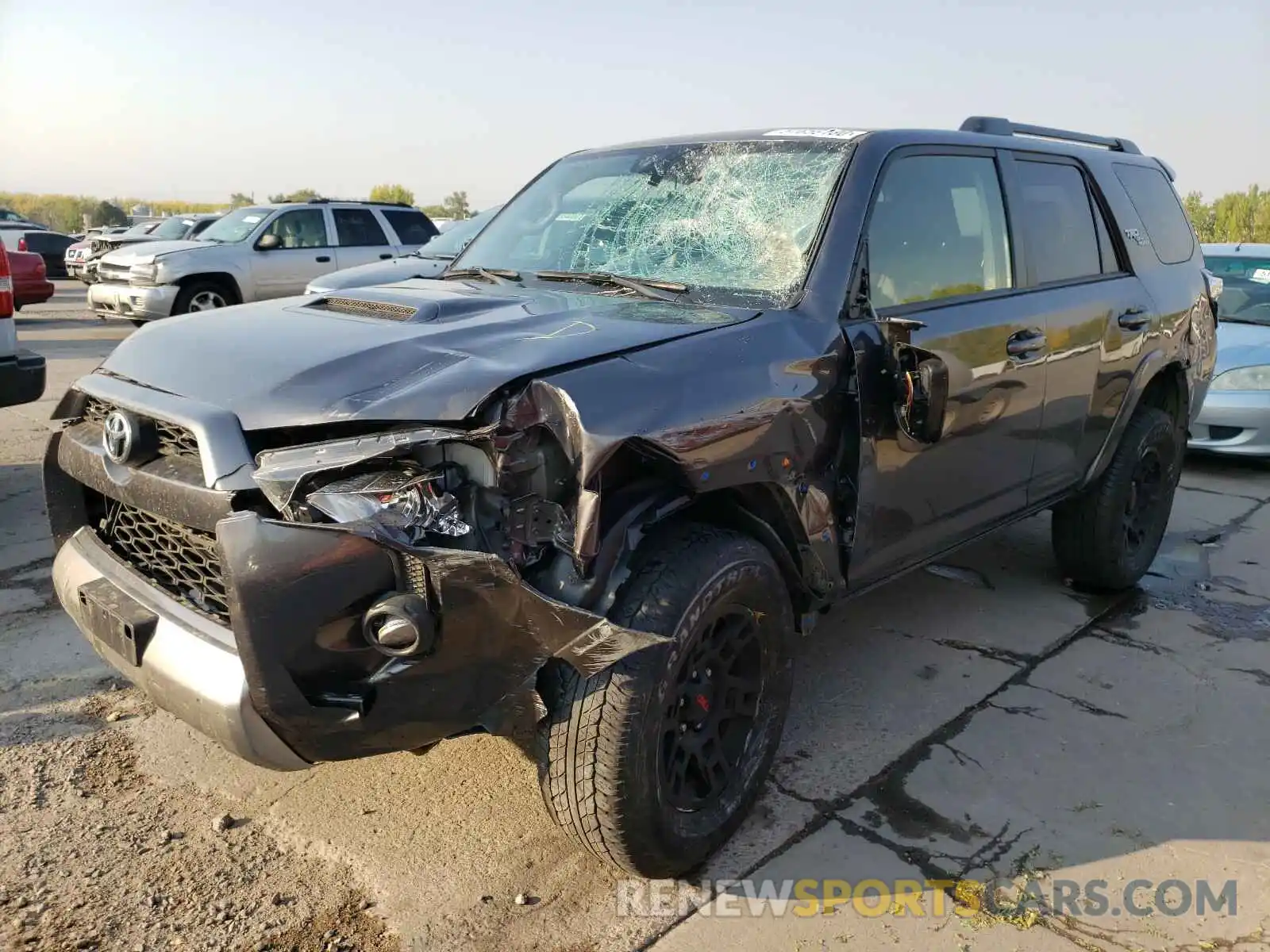 2 Photograph of a damaged car JTEBU5JR2K5651008 TOYOTA 4RUNNER 2019