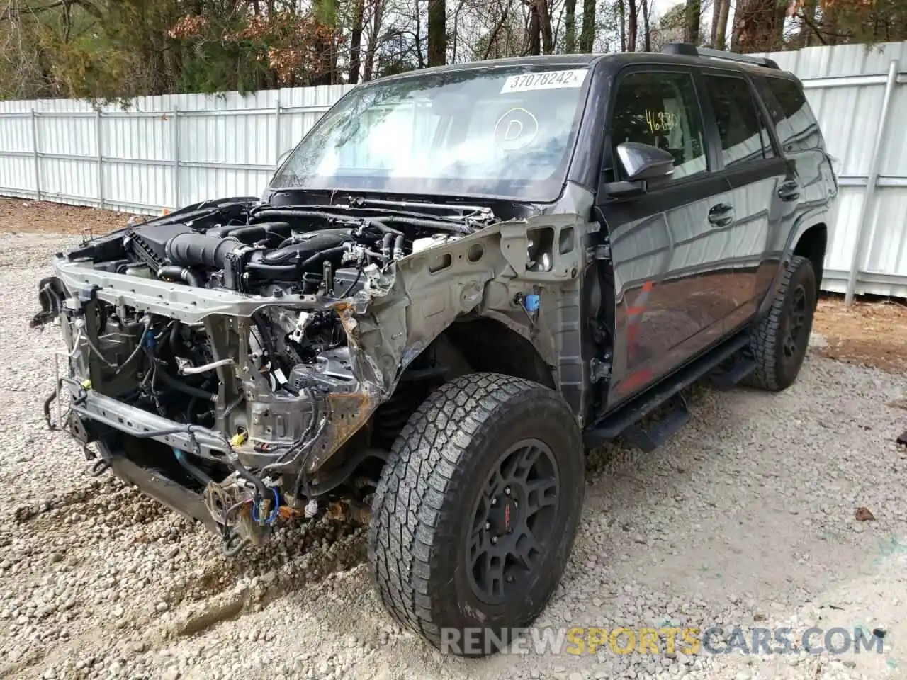 2 Photograph of a damaged car JTEBU5JR2K5652238 TOYOTA 4RUNNER 2019