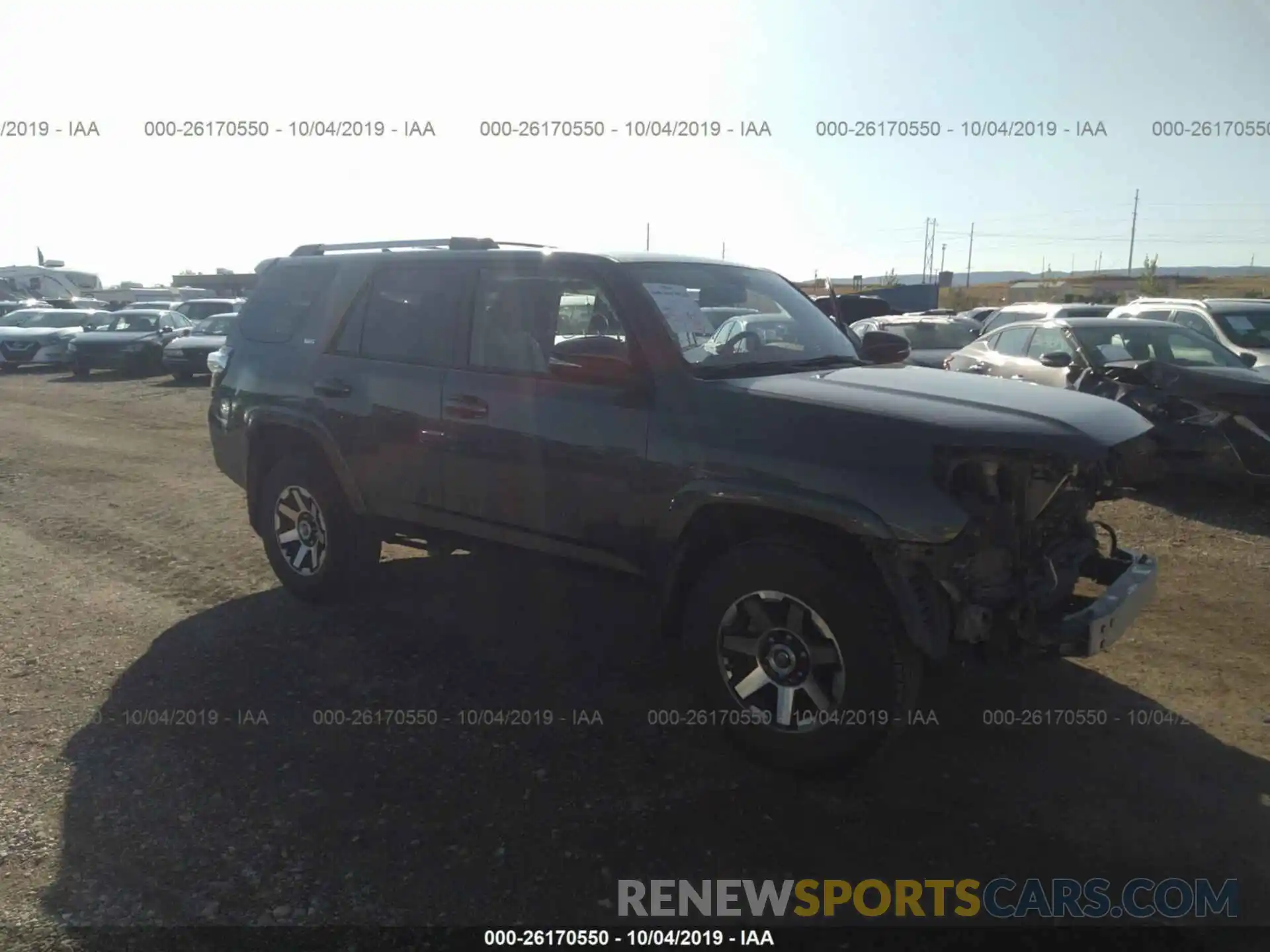 1 Photograph of a damaged car JTEBU5JR2K5652773 TOYOTA 4RUNNER 2019