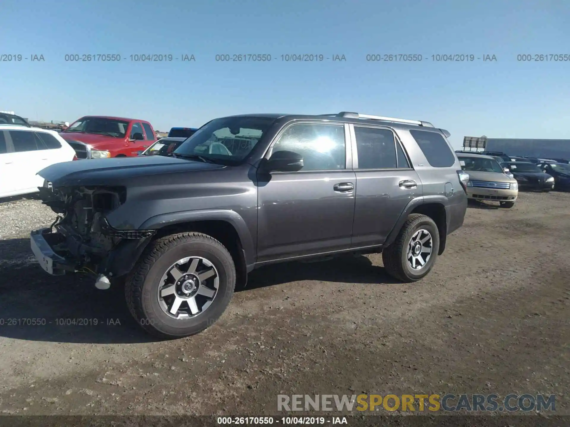 2 Photograph of a damaged car JTEBU5JR2K5652773 TOYOTA 4RUNNER 2019