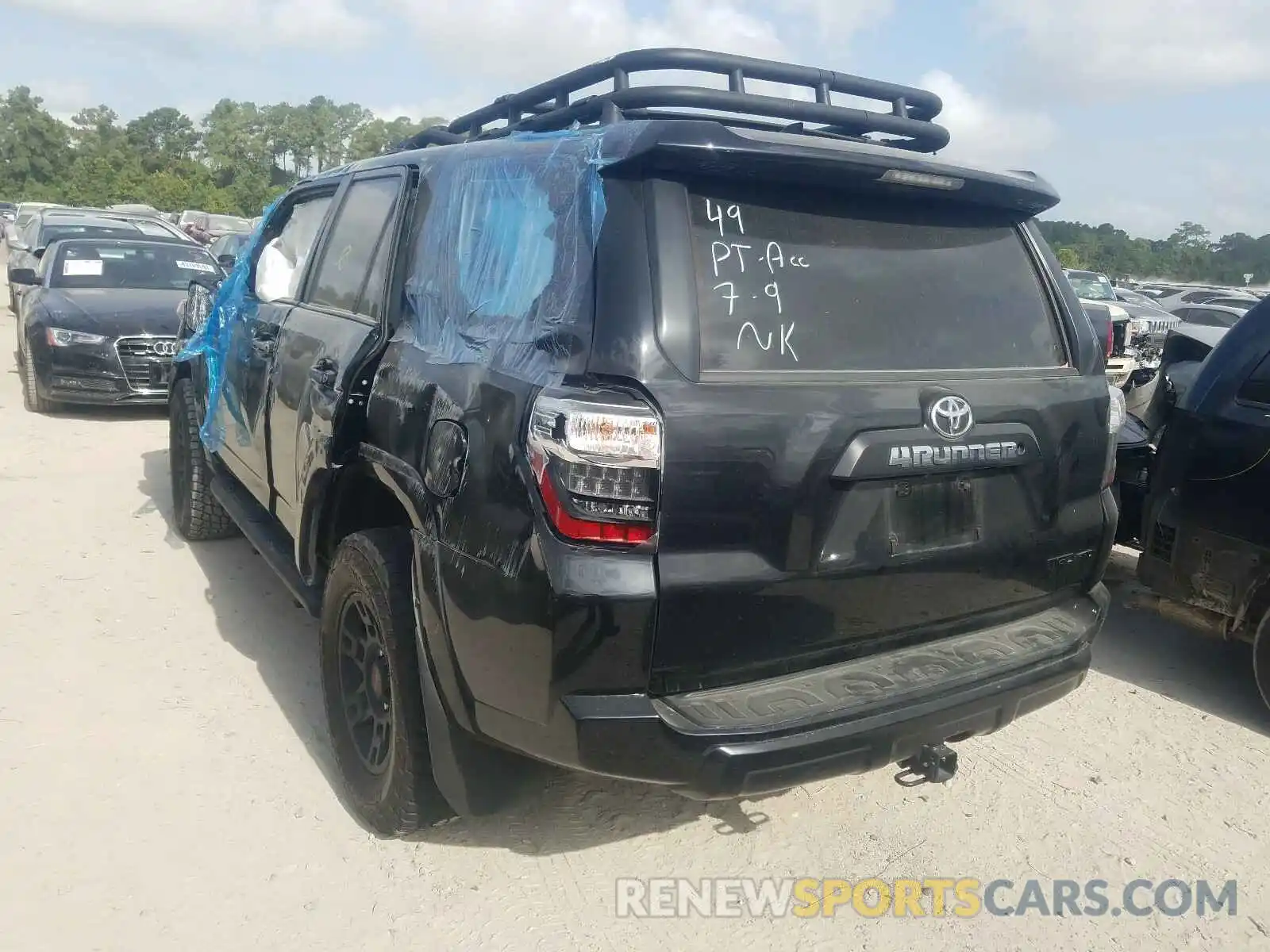 3 Photograph of a damaged car JTEBU5JR2K5653034 TOYOTA 4RUNNER 2019