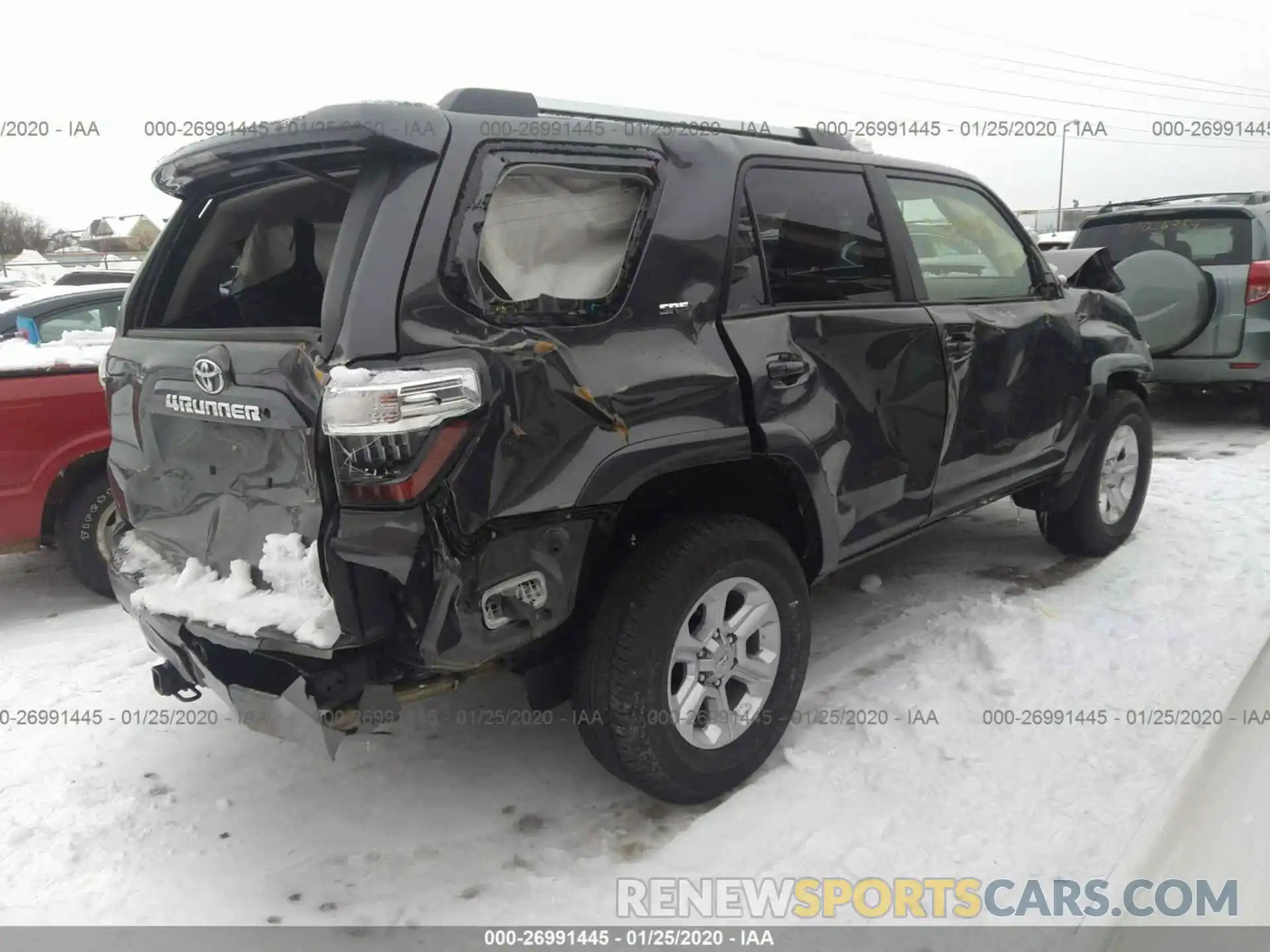 4 Photograph of a damaged car JTEBU5JR2K5654653 TOYOTA 4RUNNER 2019