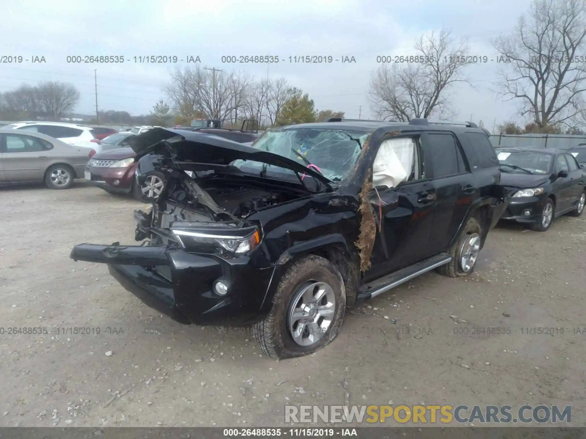 2 Photograph of a damaged car JTEBU5JR2K5656175 TOYOTA 4RUNNER 2019