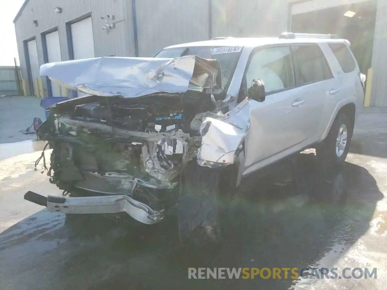 2 Photograph of a damaged car JTEBU5JR2K5662137 TOYOTA 4RUNNER 2019