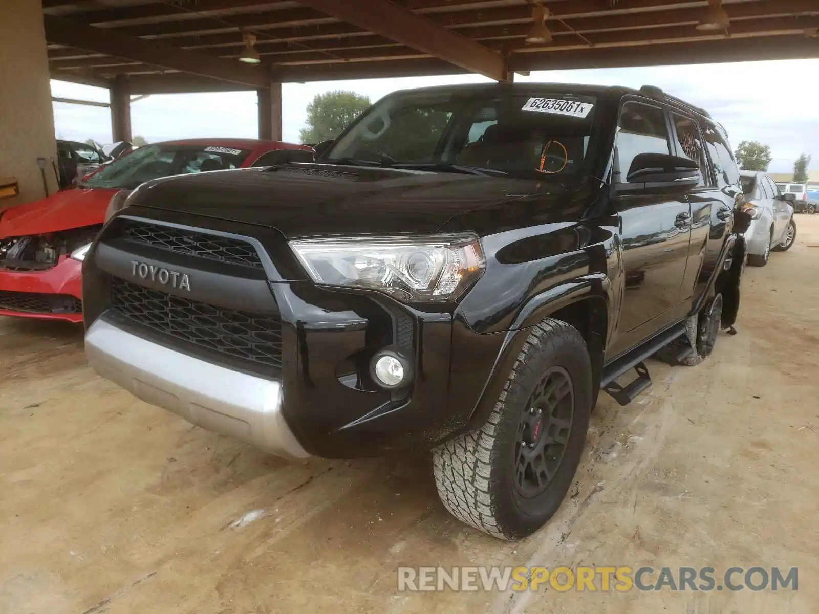 2 Photograph of a damaged car JTEBU5JR2K5663319 TOYOTA 4RUNNER 2019