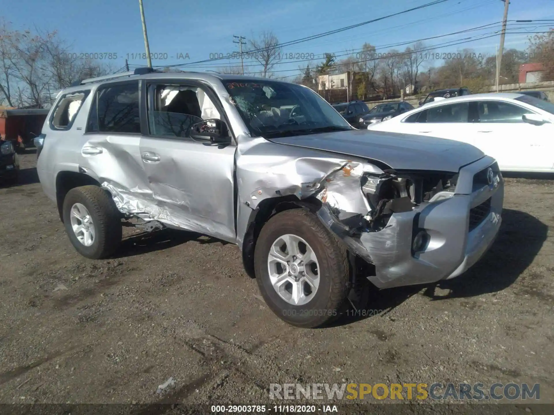 1 Photograph of a damaged car JTEBU5JR2K5663692 TOYOTA 4RUNNER 2019