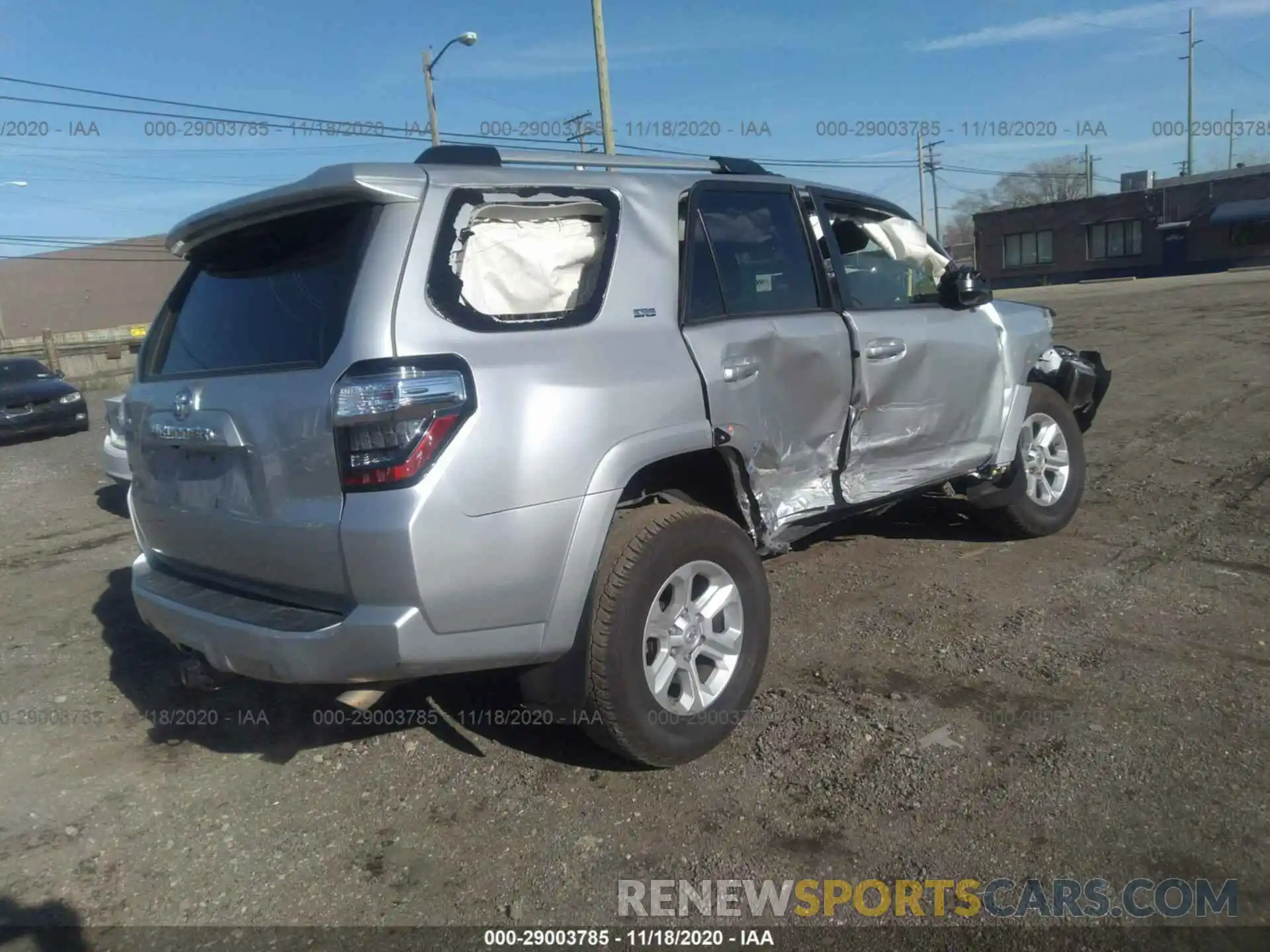 4 Фотография поврежденного автомобиля JTEBU5JR2K5663692 TOYOTA 4RUNNER 2019