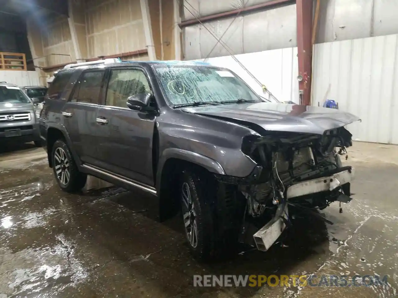 1 Photograph of a damaged car JTEBU5JR2K5664275 TOYOTA 4RUNNER 2019