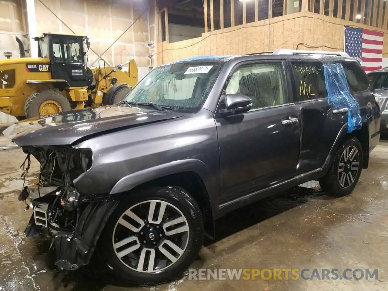 2 Photograph of a damaged car JTEBU5JR2K5664275 TOYOTA 4RUNNER 2019